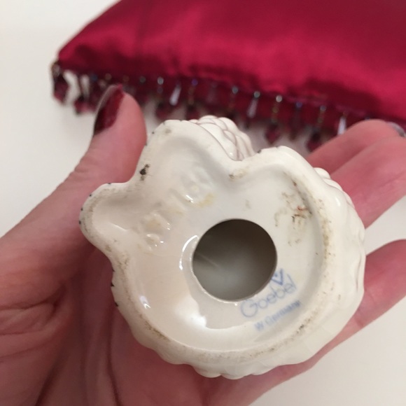 Vintage Goebel Retro Miniature Figurine White Poodle Curly Hair Puppy Dog - Picture 6 of 13